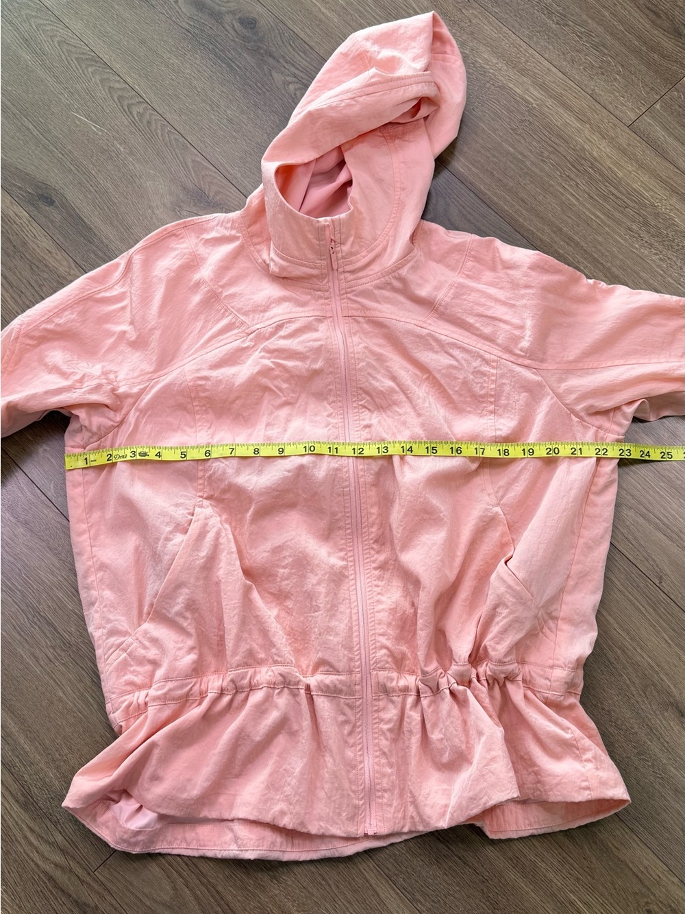 Lululemon Ready to Go Jacket In Pink Mist Size 12 Drawcord Waistband - Picture 12 of 13